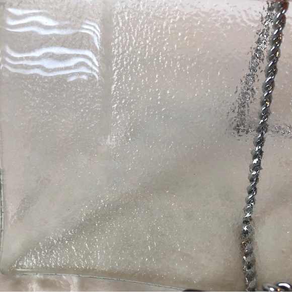 Tag Glass Serving Tray Dish Spreader Fuse Texture Halloween Thanksgiving Dessert - Picture 8 of 9